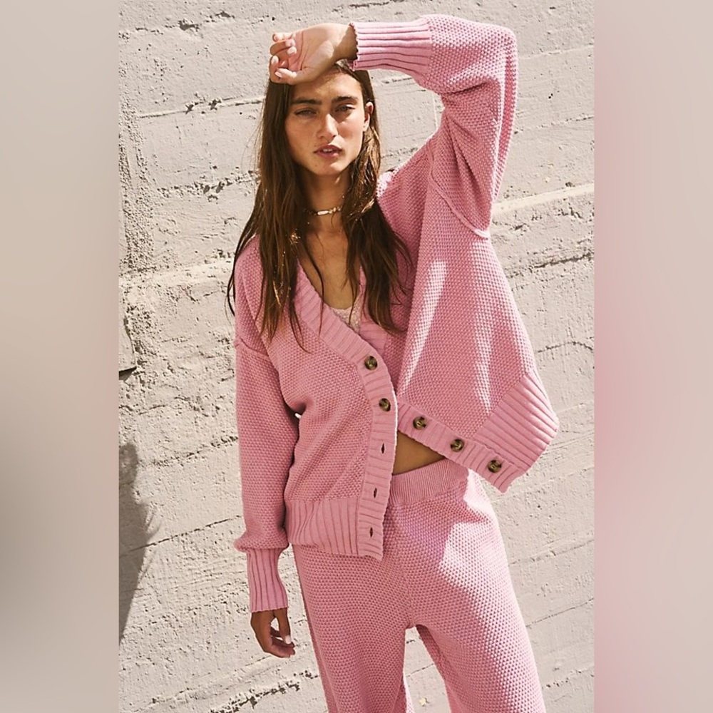 Free People Hailee Cardi Set